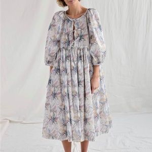 OFFON clothing Tana Lawn oversized cottagecore reversible dress ADEOYE